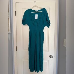 Patrons of Peace Deep Teal Jumpsuit